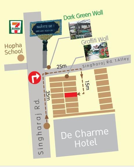 Baan Singharaj Hotell Chiang Mai Eksteriør bilde
